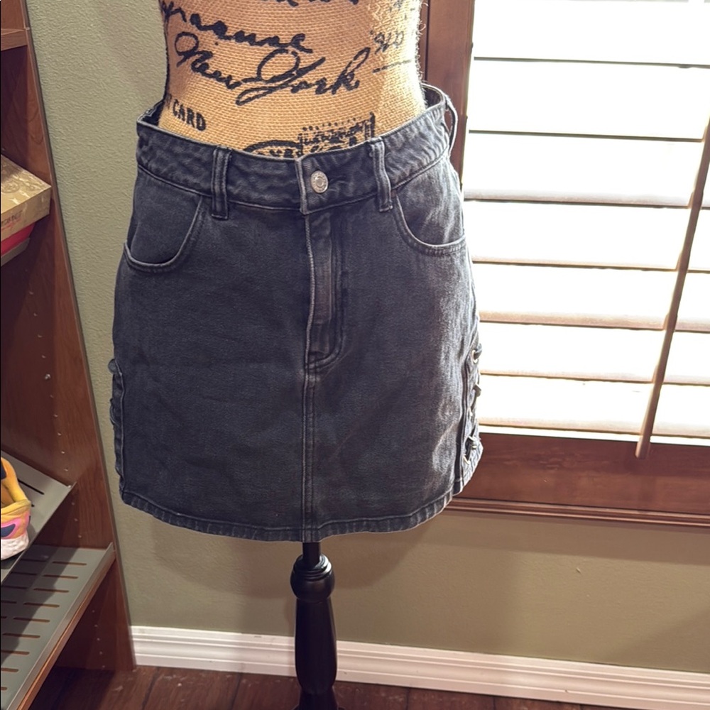 PacSun Black Mini Cargo Skirt Casual